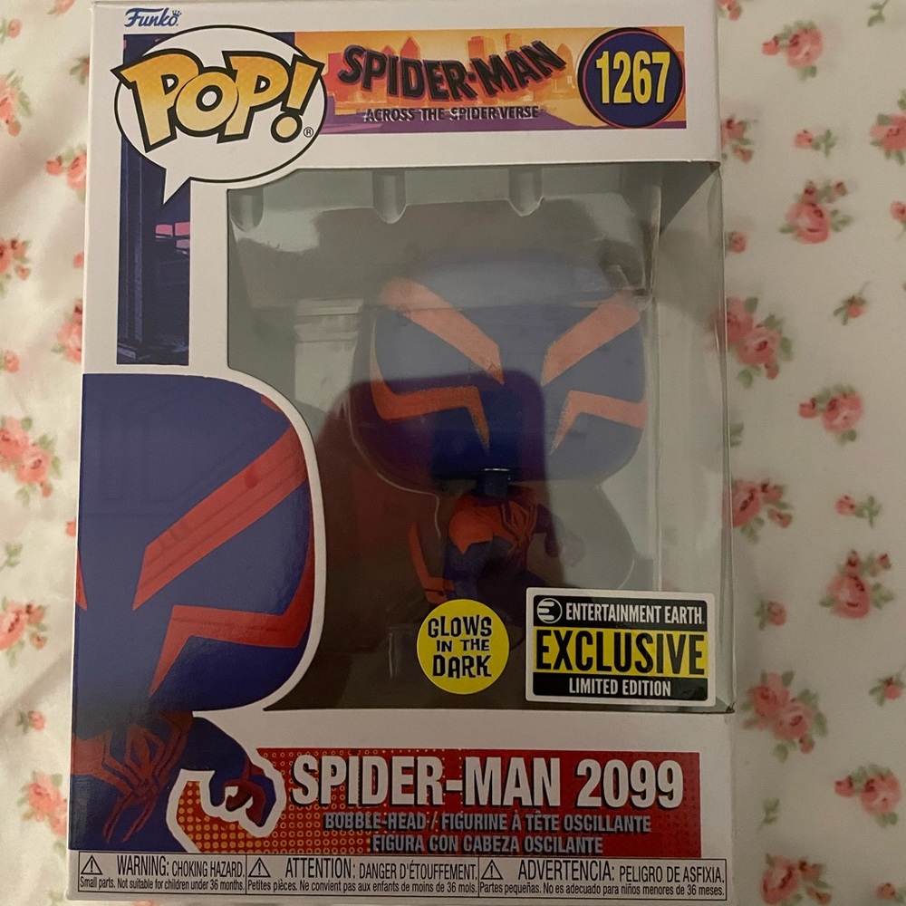 Miguel O Hara spiderman 2099 funko pop GLOW IN THE DARK